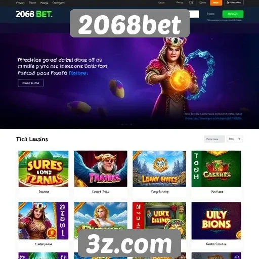 Análise das opções de jogos no site 2068bet